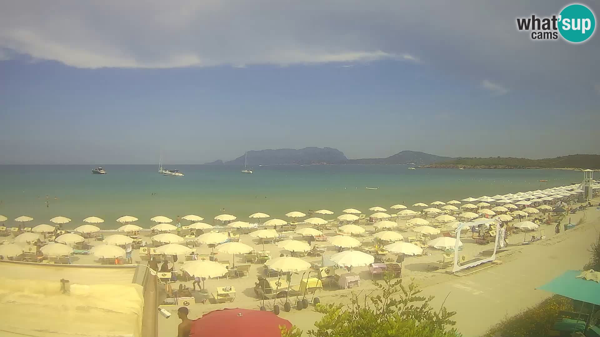 The beach of Pittulongu live webcam Olbia – Sardinia – Italy