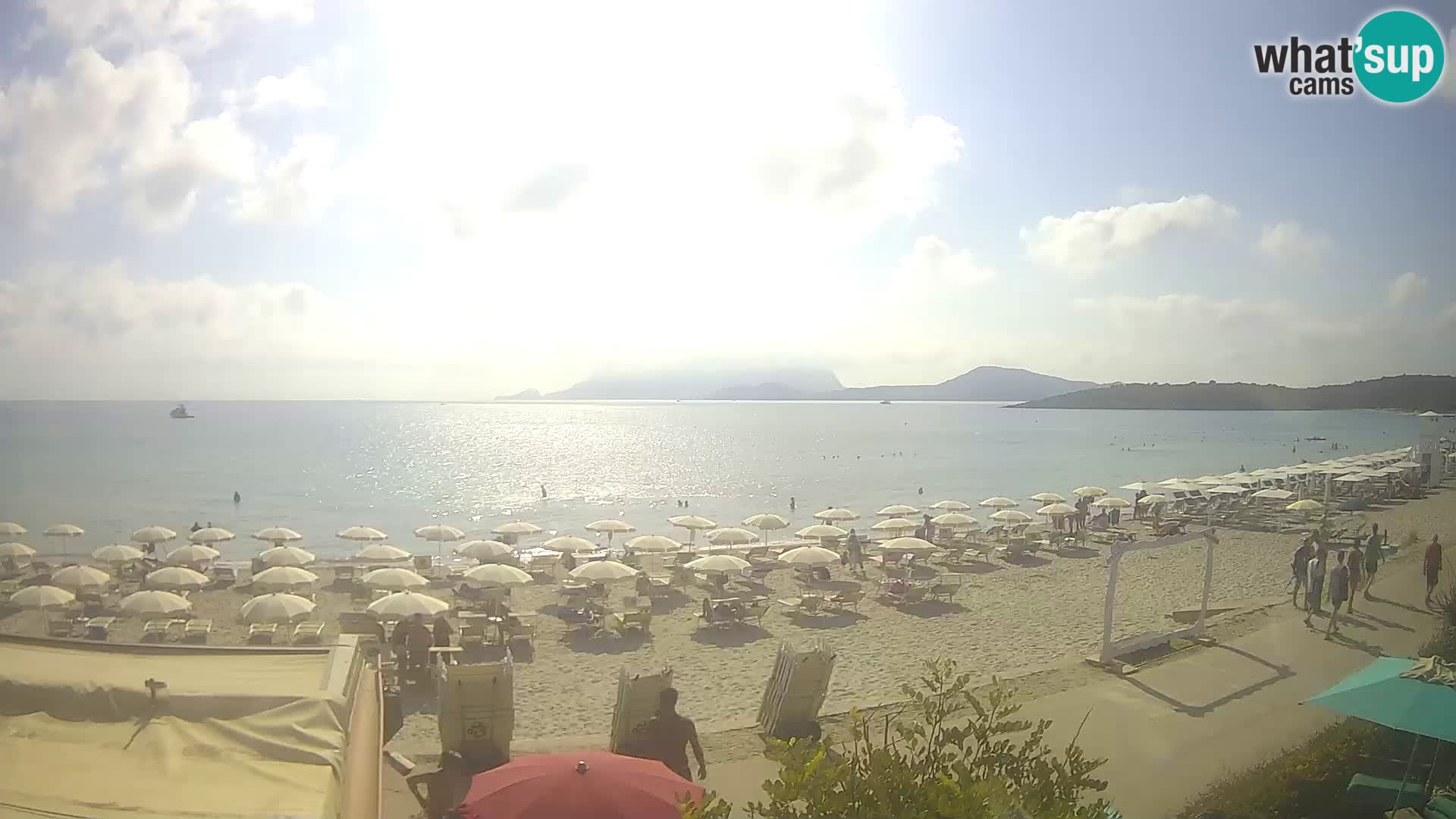 La playa de Pittulongu webcam en vivo Olbia – Cerdeña – Italia