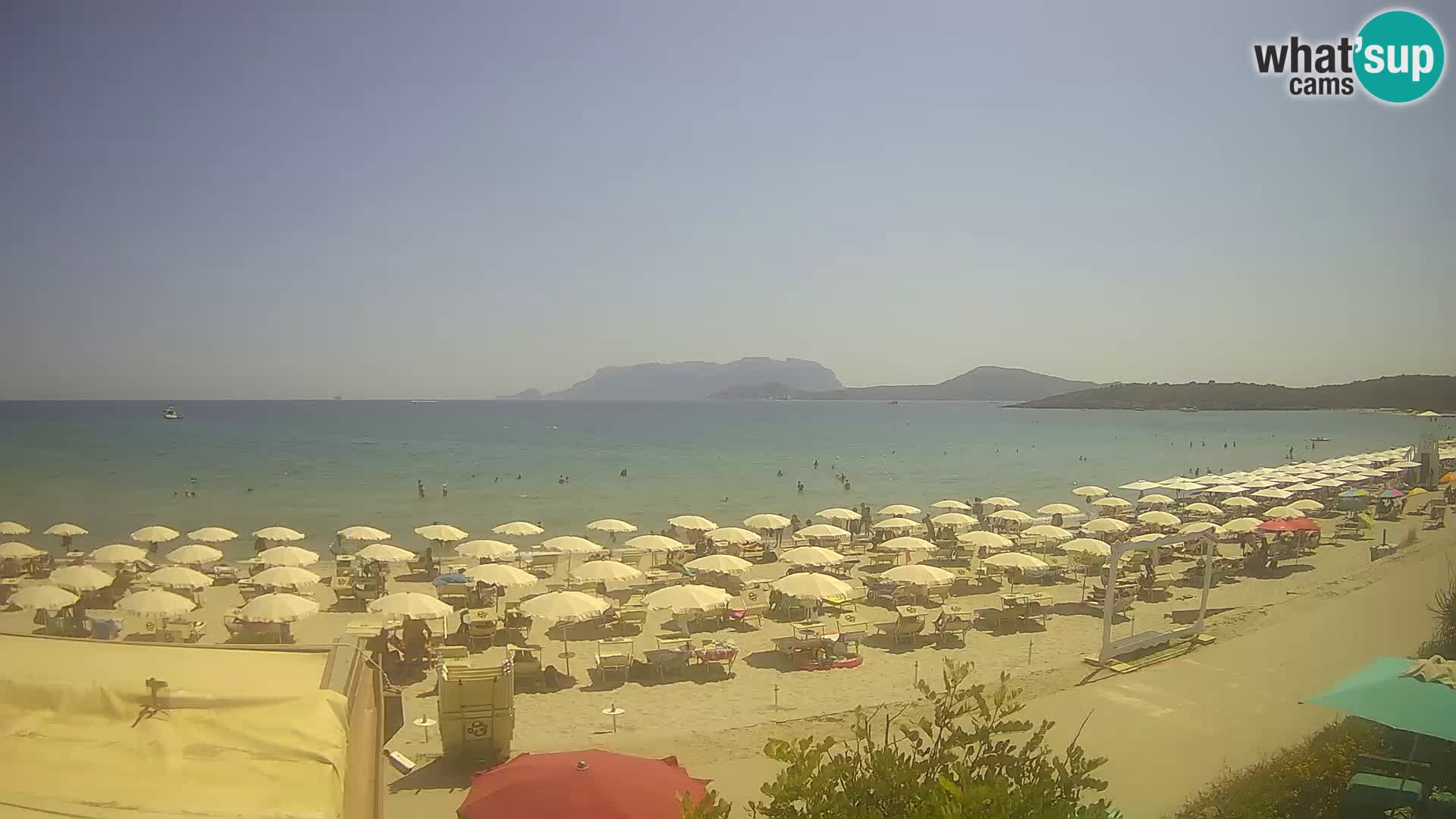 La playa de Pittulongu webcam en vivo Olbia – Cerdeña – Italia