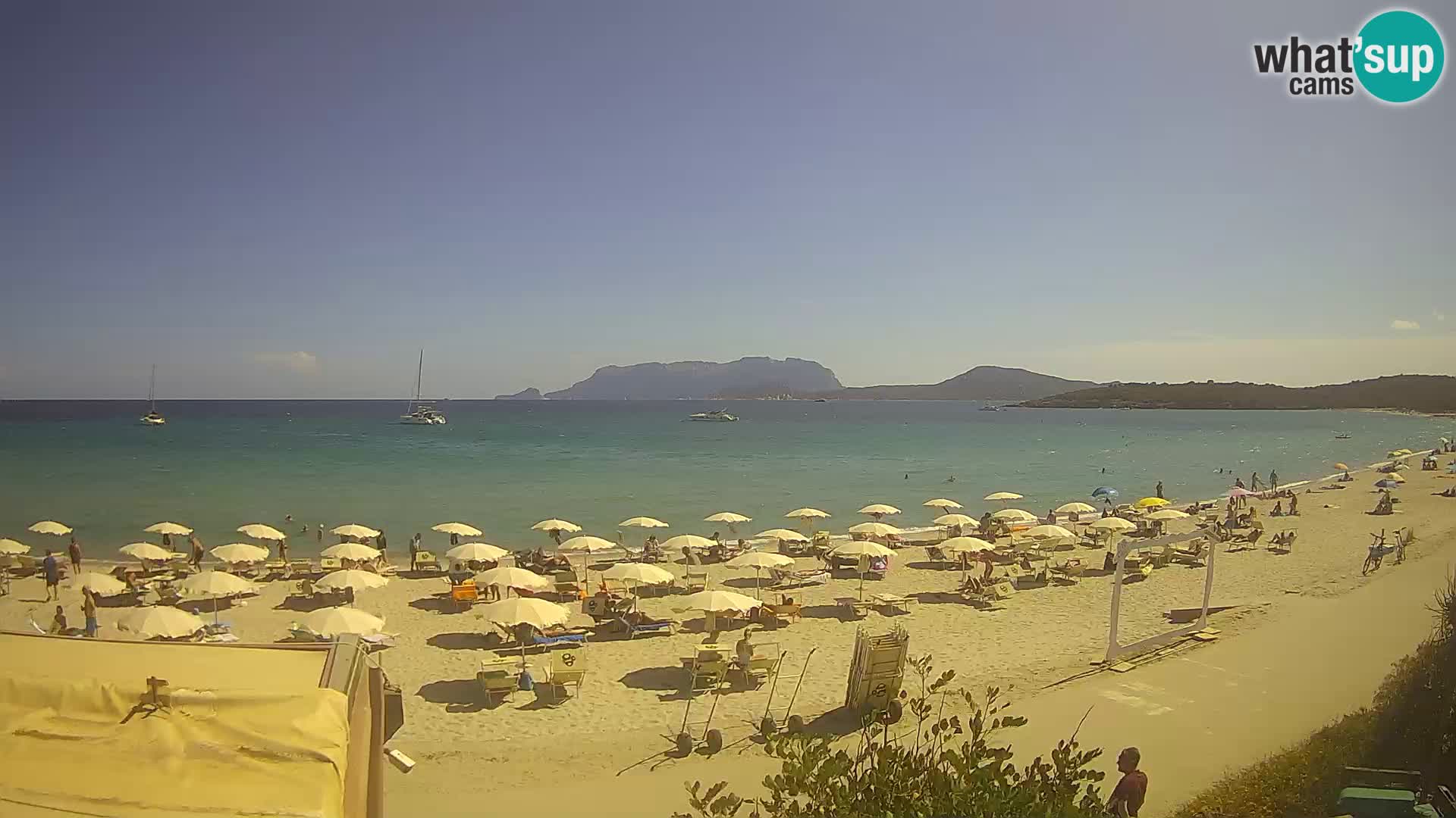Der Strand von Pittulongu Live-Webcam Olbia – Sardinien – Italien