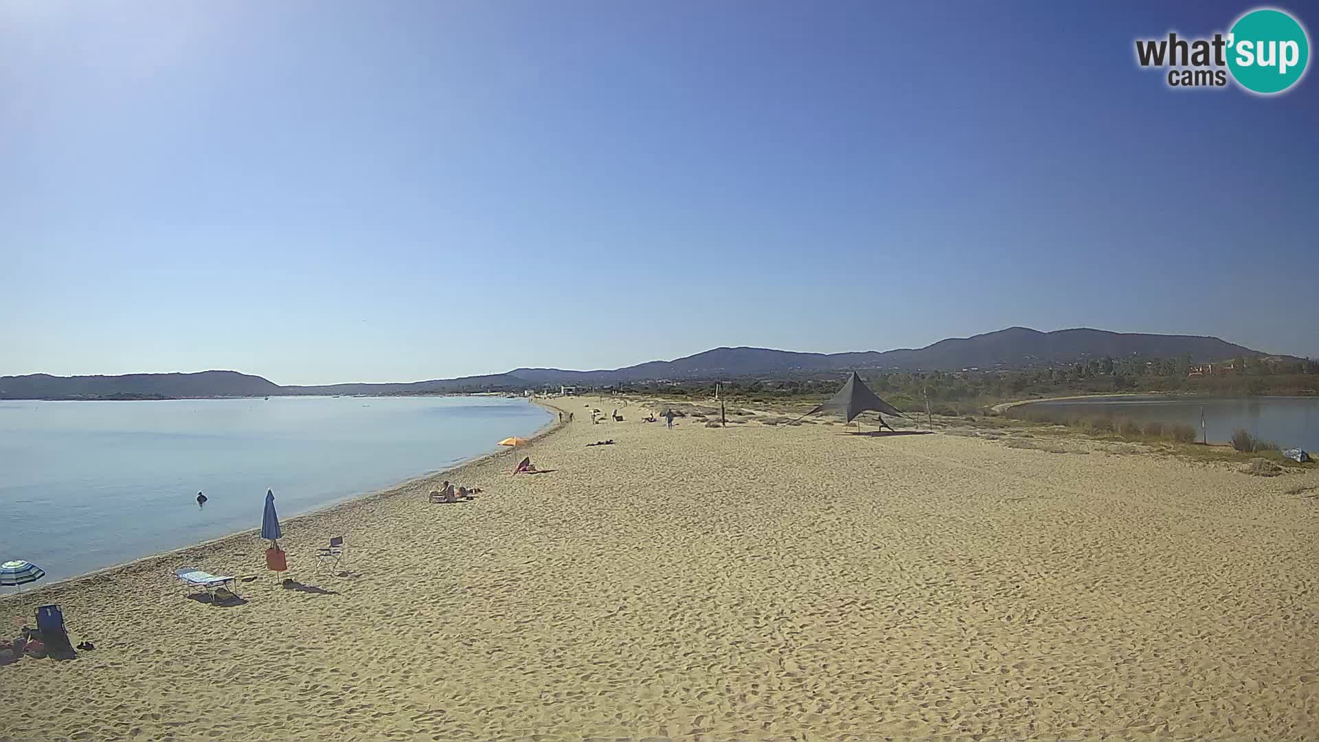 Olbia live webcam spiaggia Le Saline – Sardegna