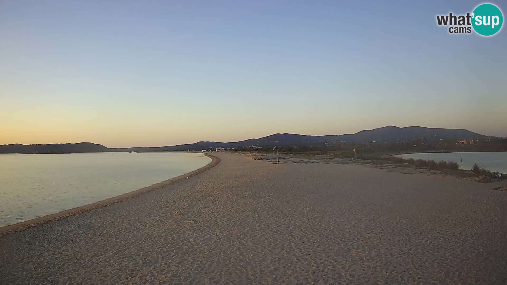 Olbia live webcam Le Saline beach – Sardinia