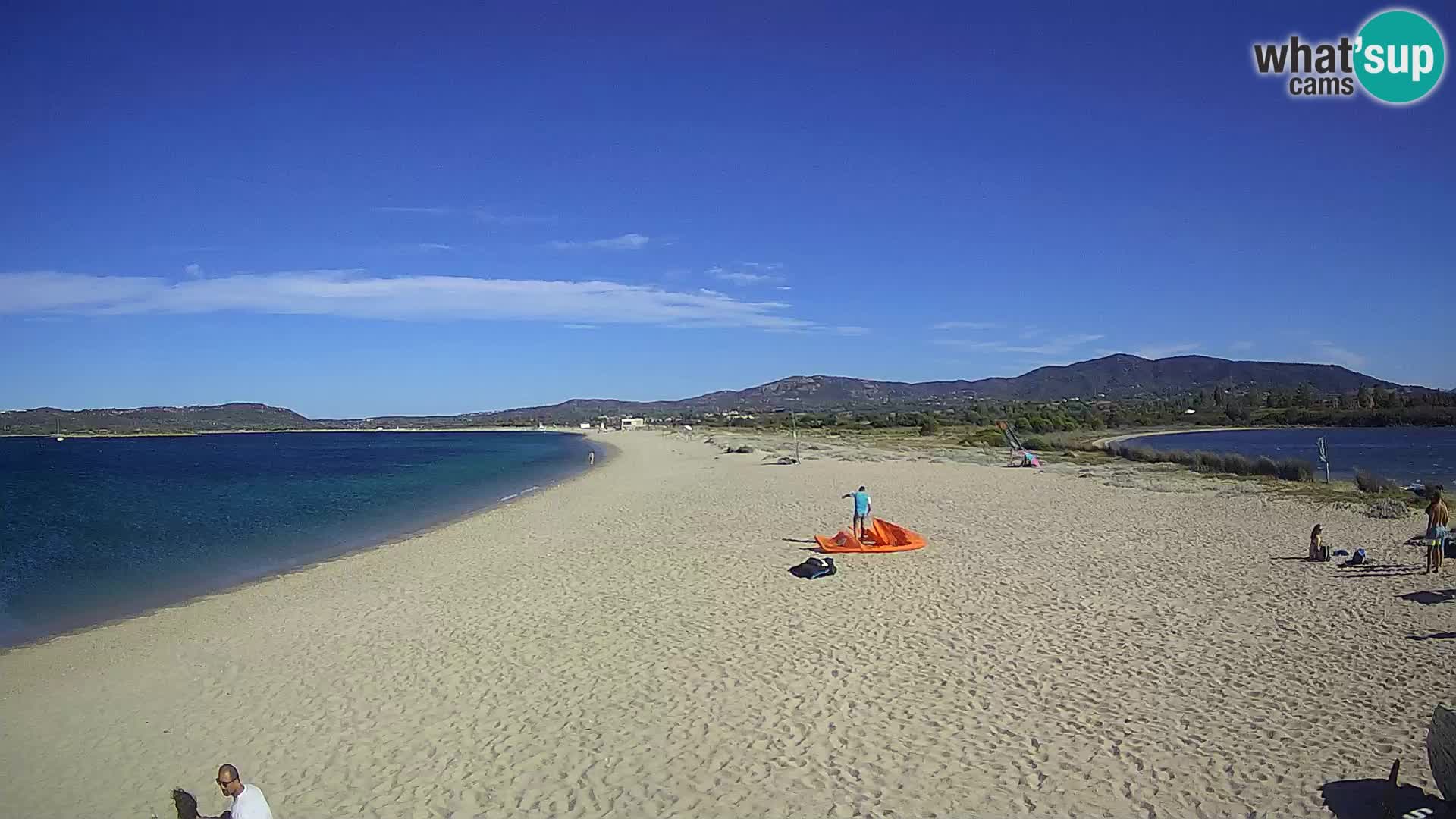 Olbia web kamera plaža Le Saline – Sardinija – Italija