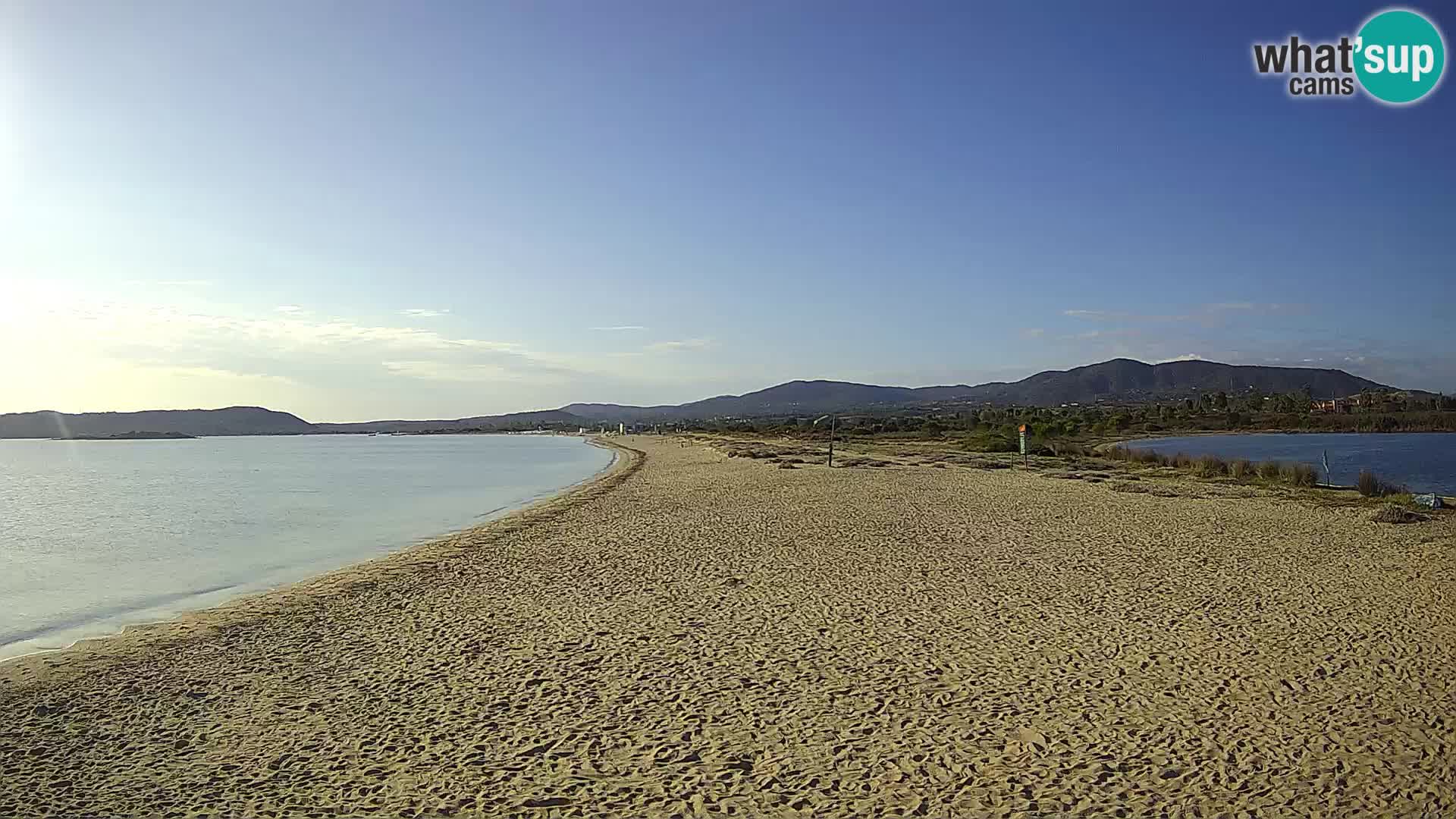 Olbia camera en vivo playa Le Saline – Cerdeña – Italia