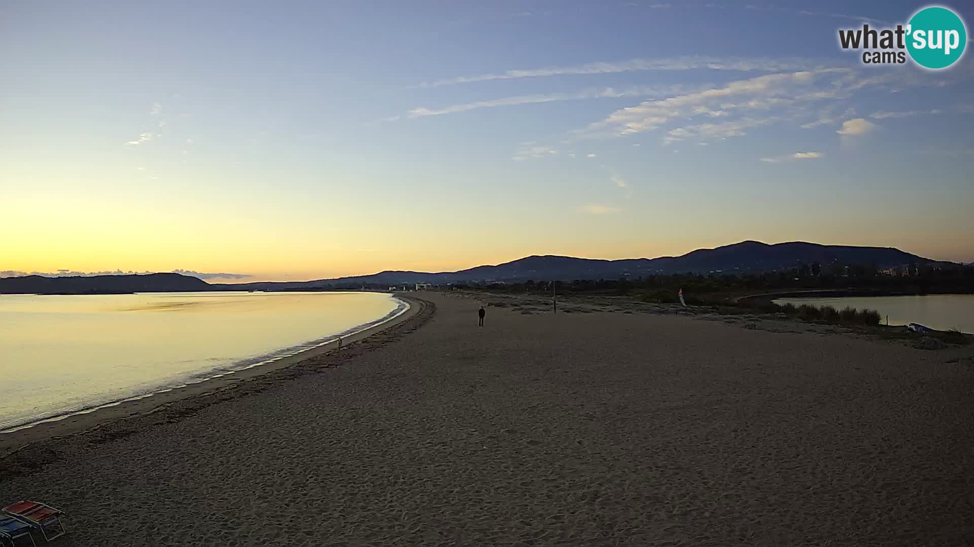 Olbia camera en vivo playa Le Saline – Cerdeña – Italia