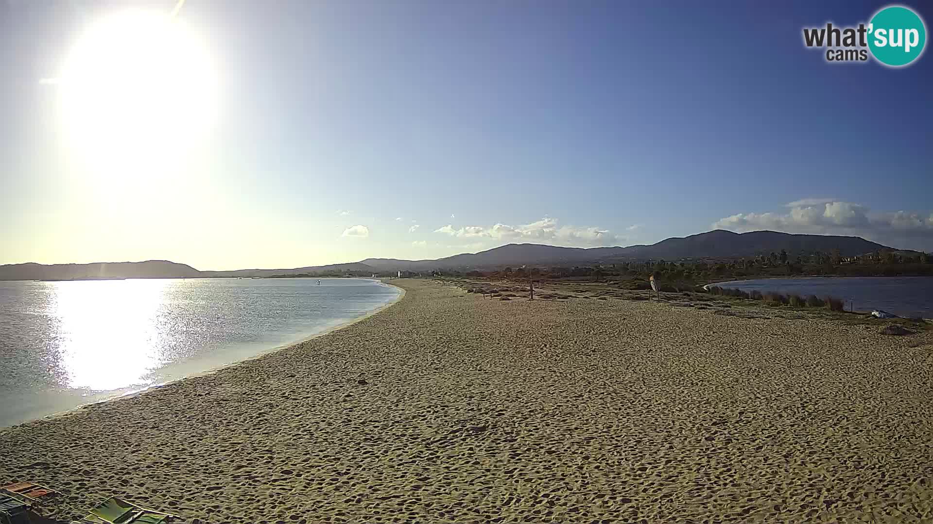 Olbia live webcam Le Saline beach – Sardinia