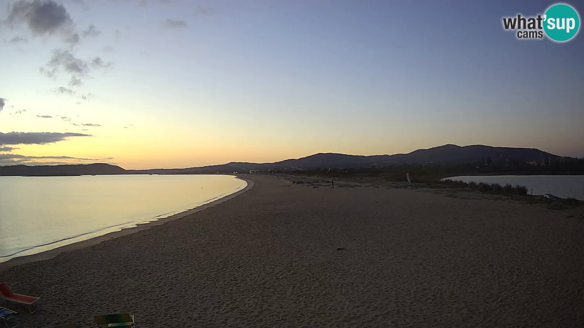 Olbia live webcam spiaggia Le Saline – Sardegna