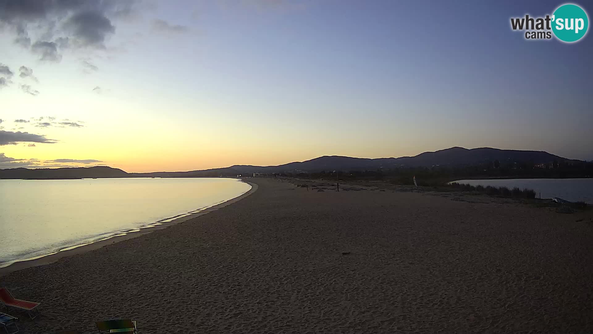 Olbia web kamera plaža Le Saline – Sardinija – Italija