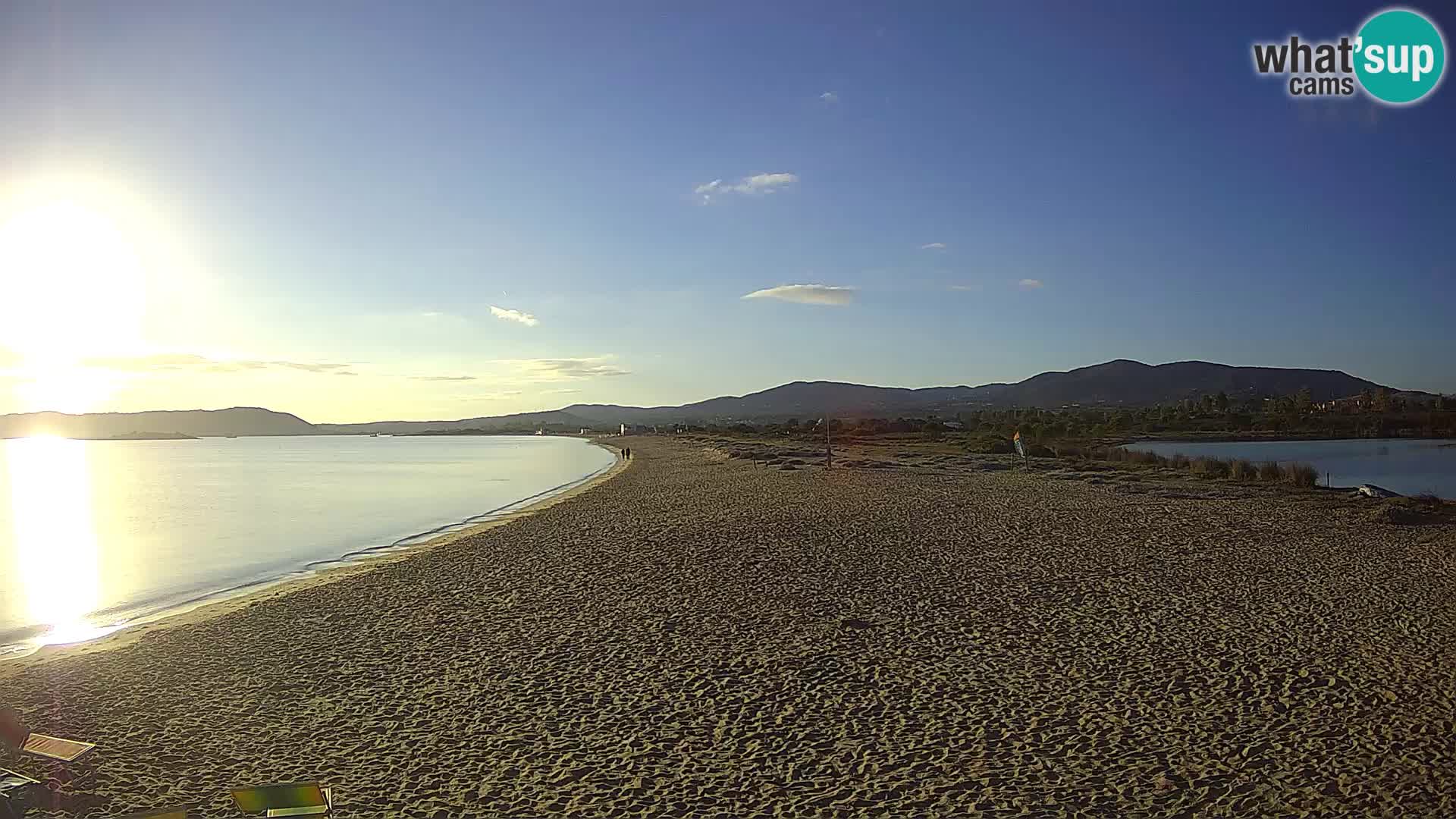 Olbia camera en vivo playa Le Saline – Cerdeña – Italia