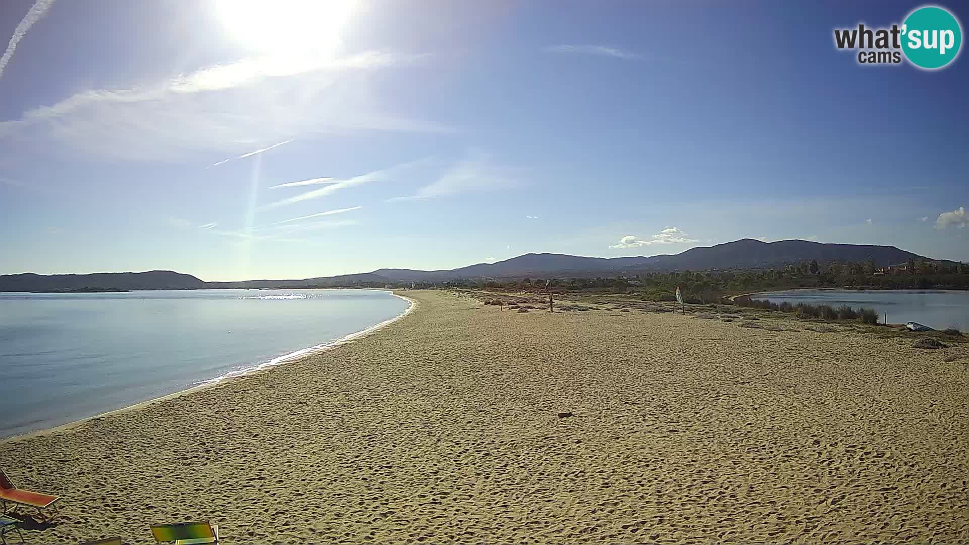 Olbia spletna kamera plaža Le Saline – Sardinija – Italija