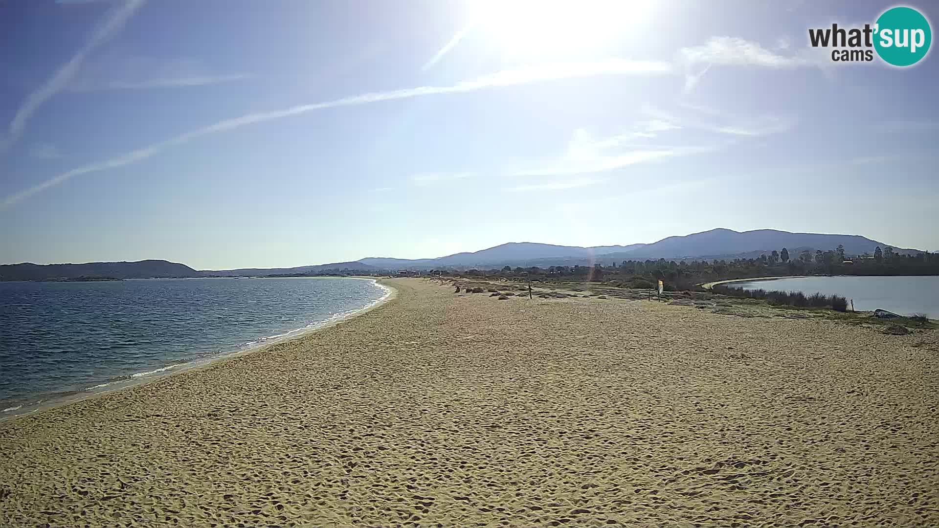 Olbia spletna kamera plaža Le Saline – Sardinija – Italija