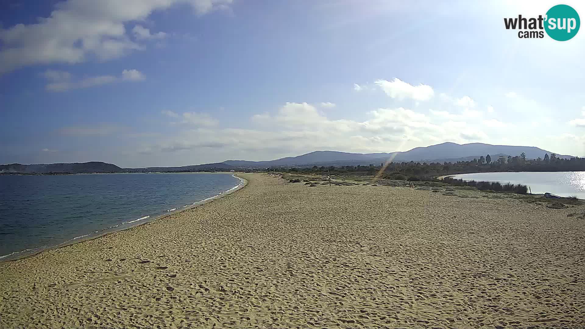 Olbia camera en vivo playa Le Saline – Cerdeña – Italia