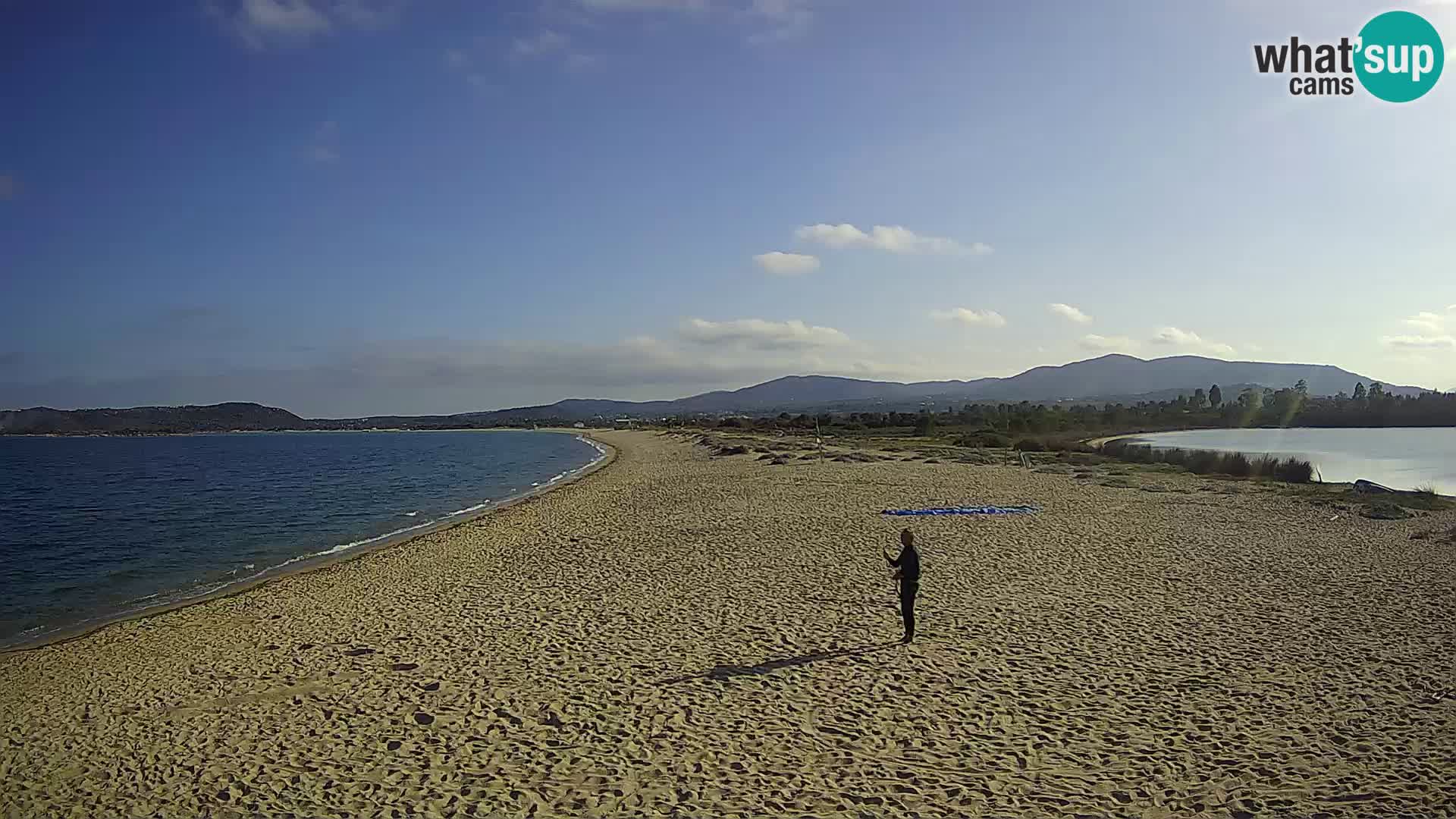 Olbia live webcam Le Saline beach – Sardinia