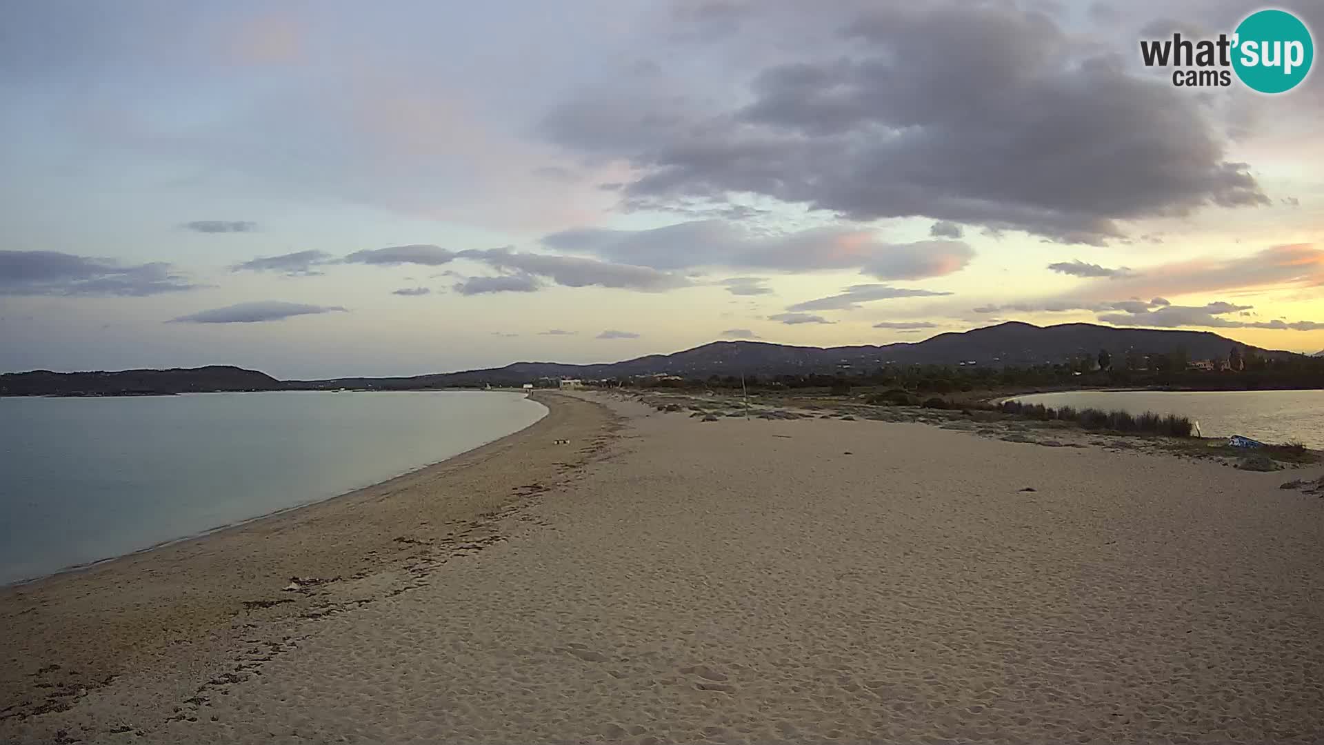 Olbia spletna kamera plaža Le Saline – Sardinija – Italija