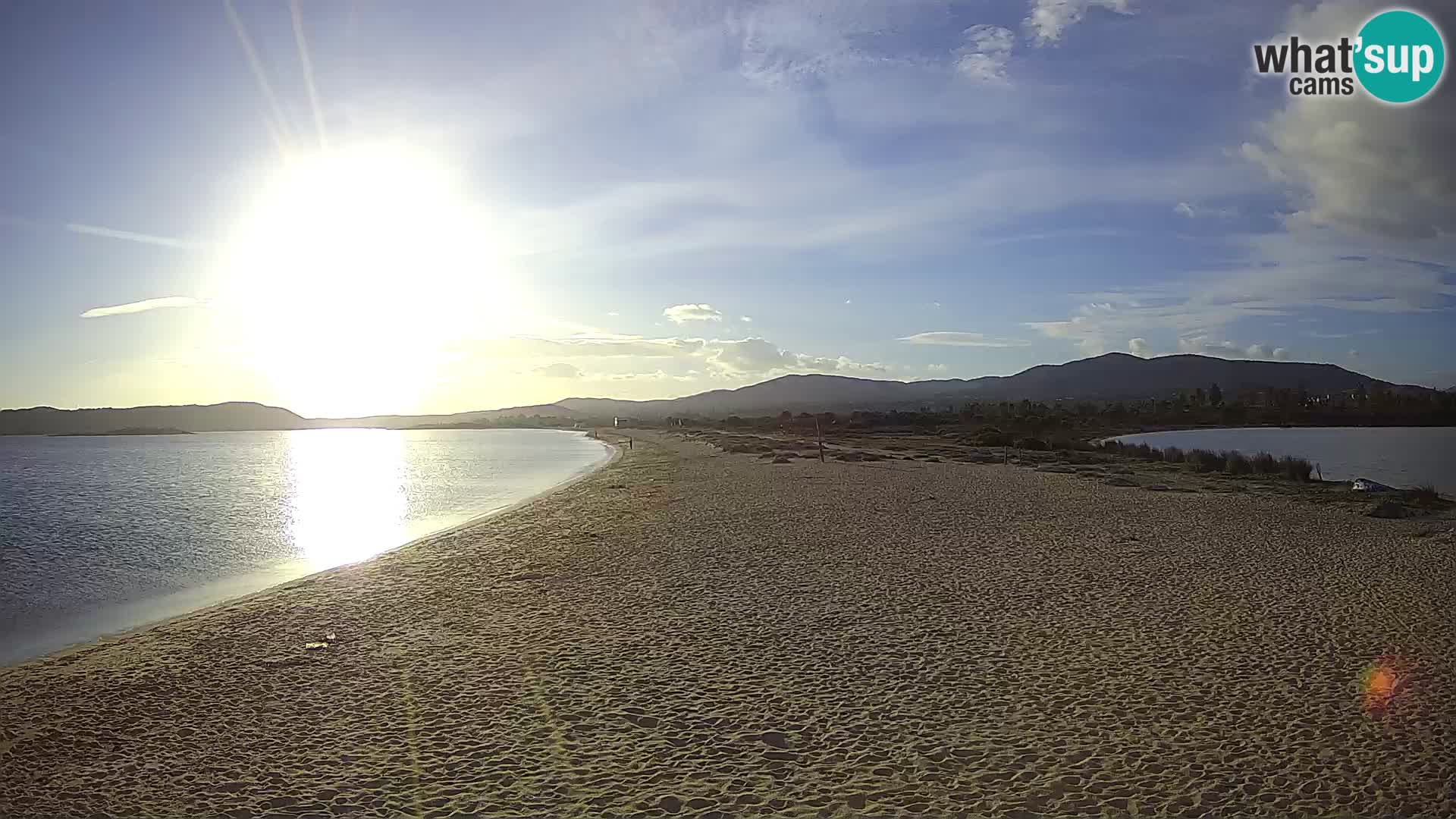 Olbia live webcam Le Saline beach – Sardinia