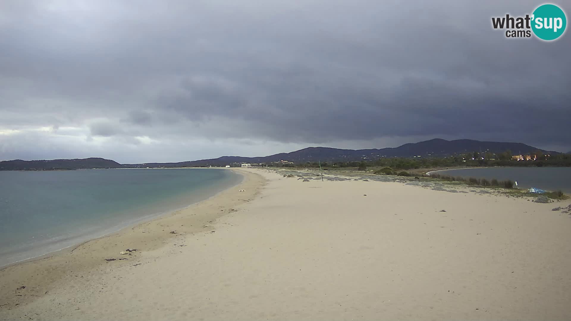 Olbia spletna kamera plaža Le Saline – Sardinija – Italija