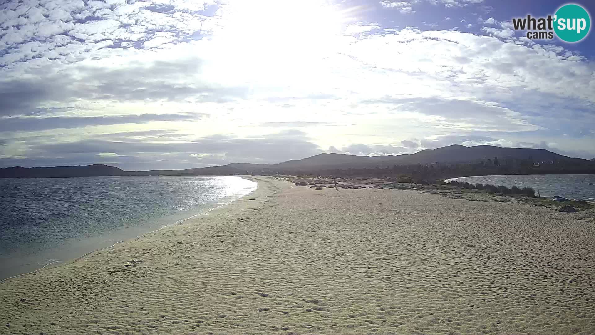 Olbia spletna kamera plaža Le Saline – Sardinija – Italija