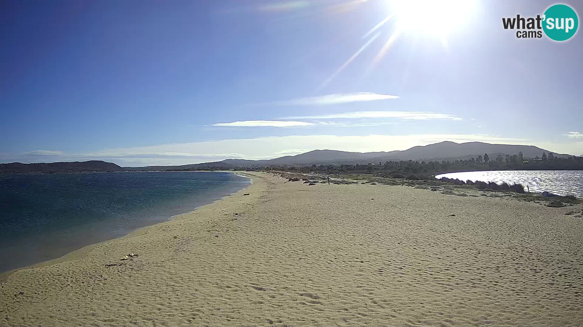 Olbia live webcam spiaggia Le Saline – Sardegna