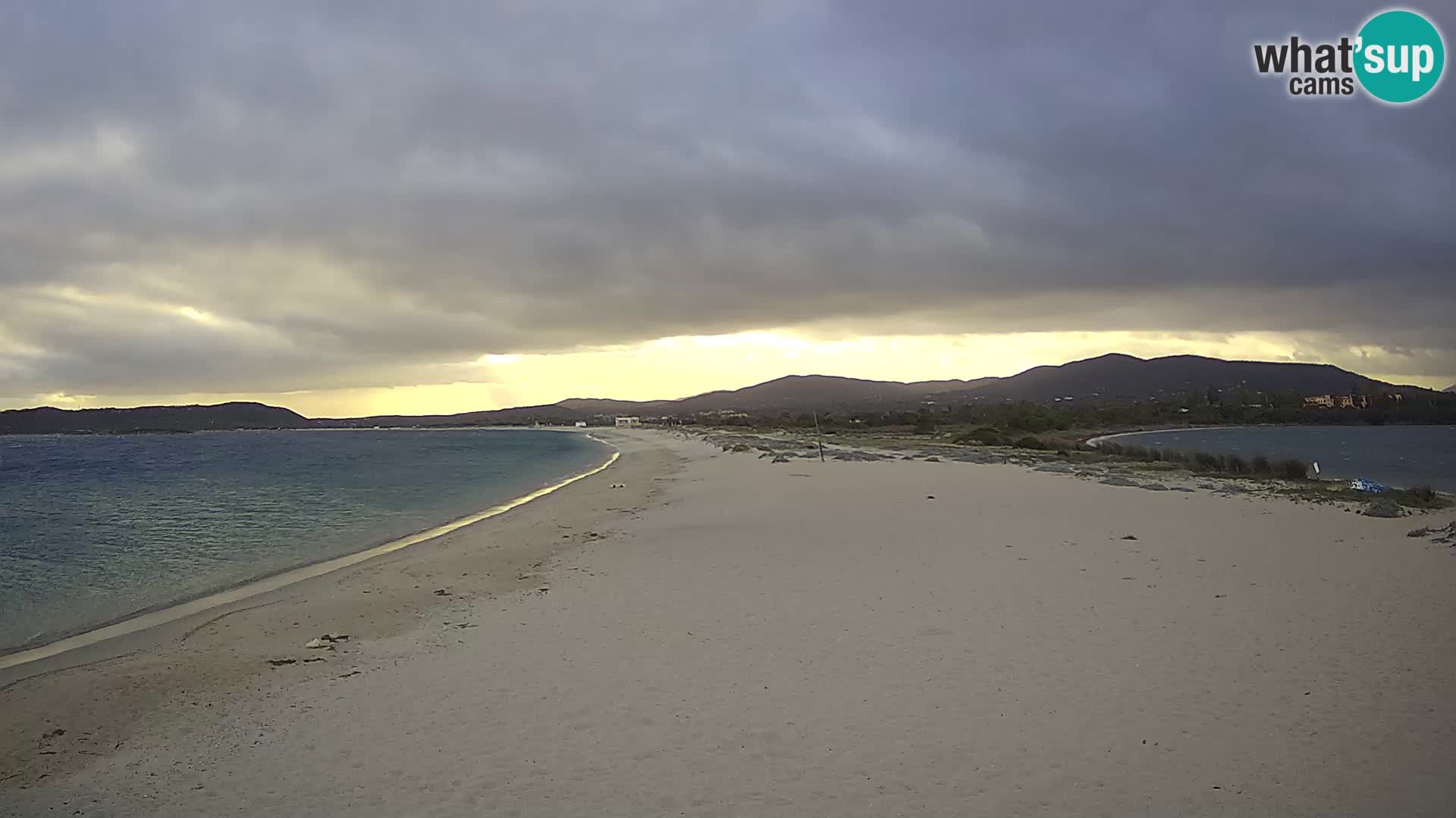 Olbia web kamera plaža Le Saline – Sardinija – Italija