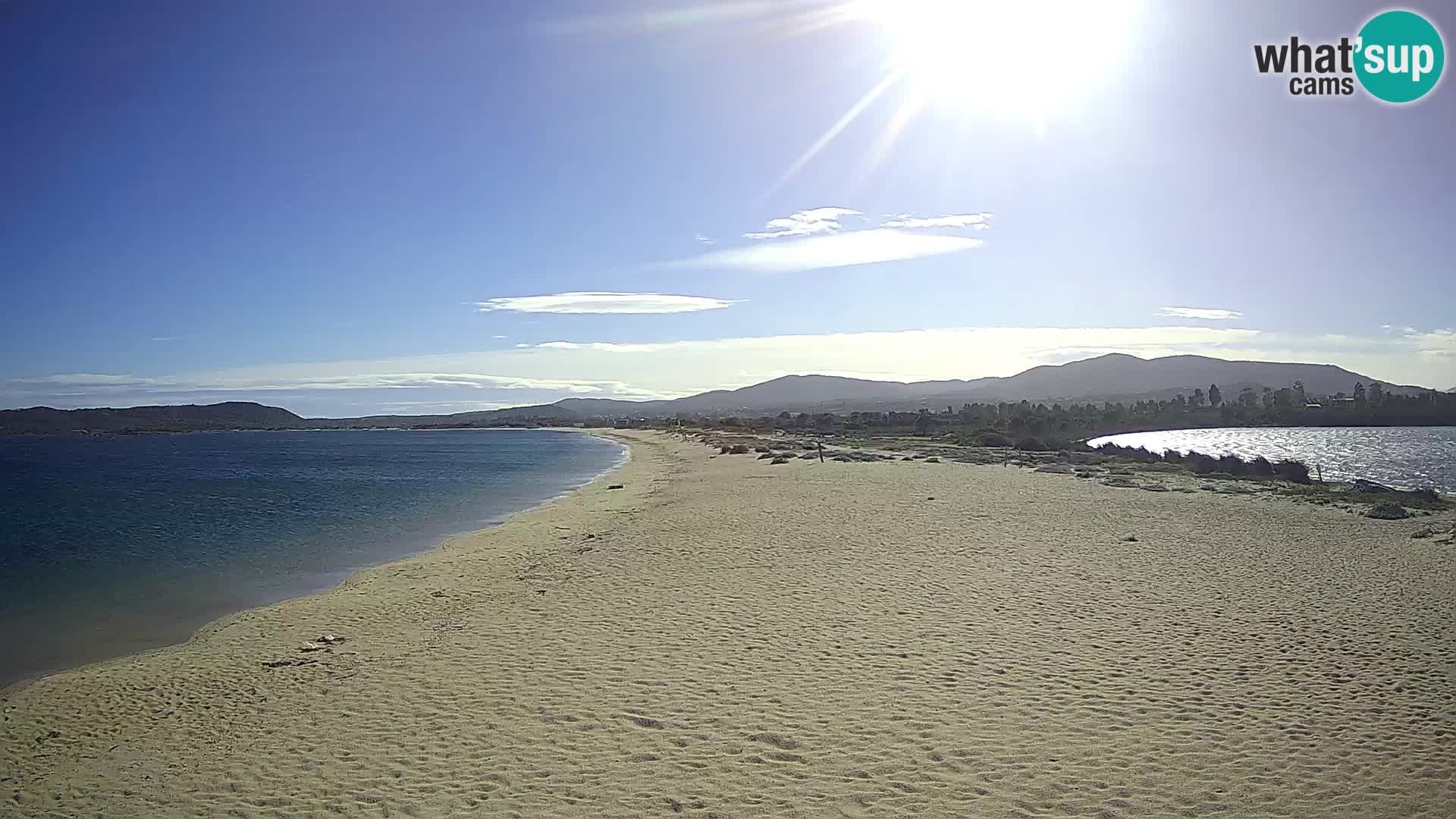 Olbia spletna kamera plaža Le Saline – Sardinija – Italija