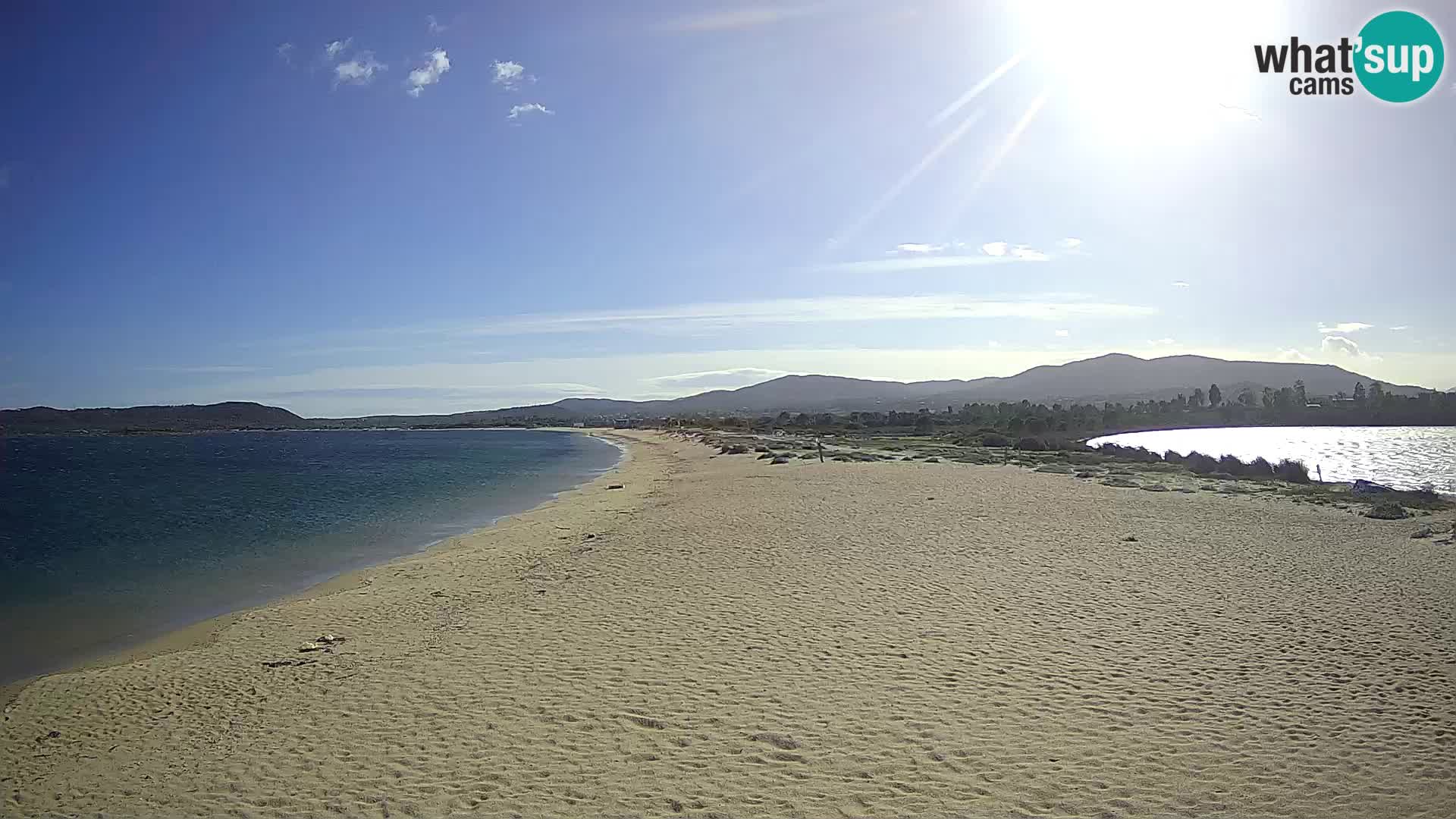 Olbia camera en vivo playa Le Saline – Cerdeña – Italia