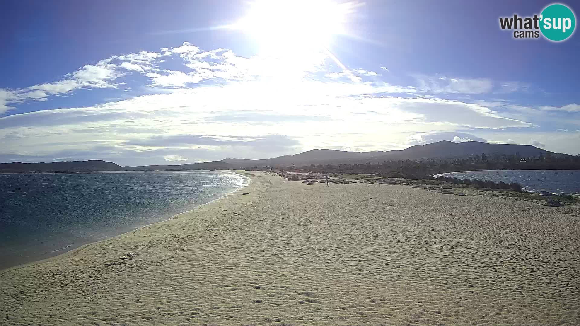 Olbia camera en vivo playa Le Saline – Cerdeña – Italia