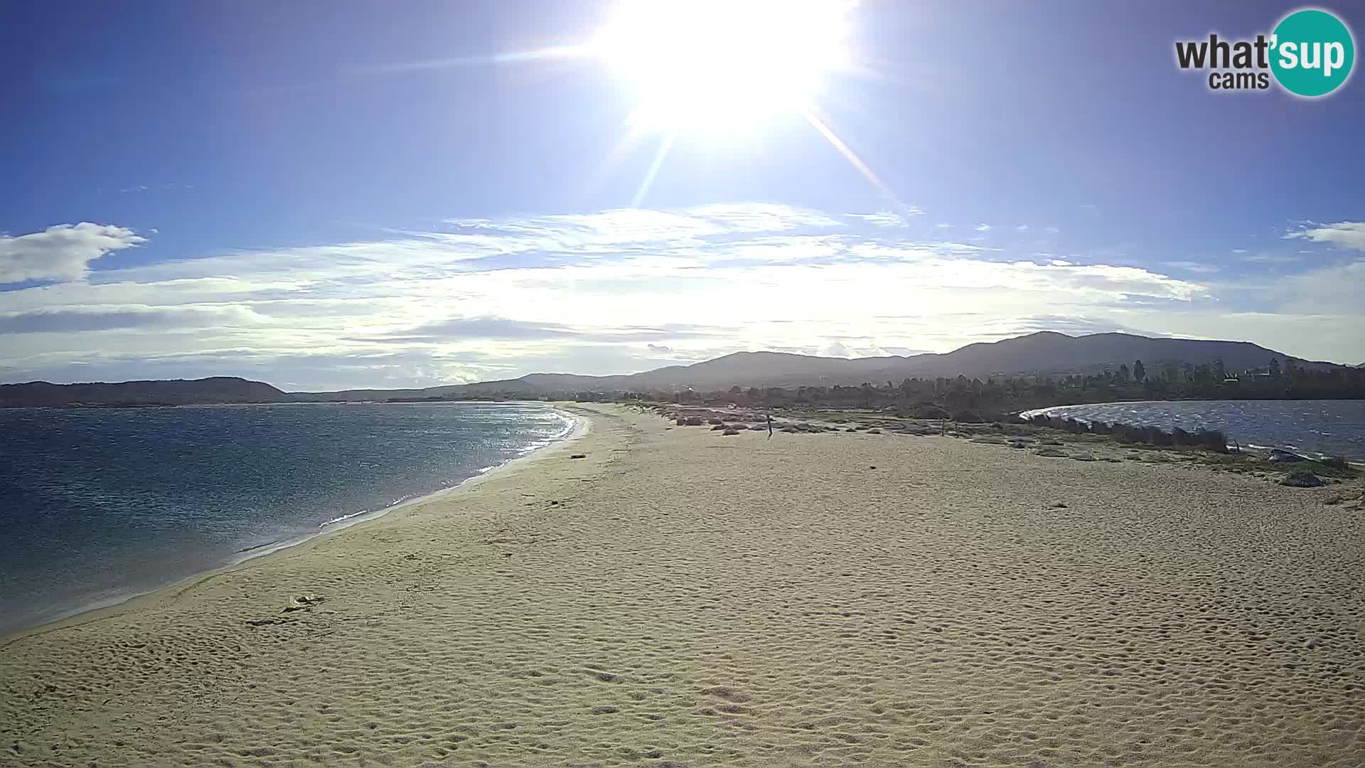 Olbia spletna kamera plaža Le Saline – Sardinija – Italija