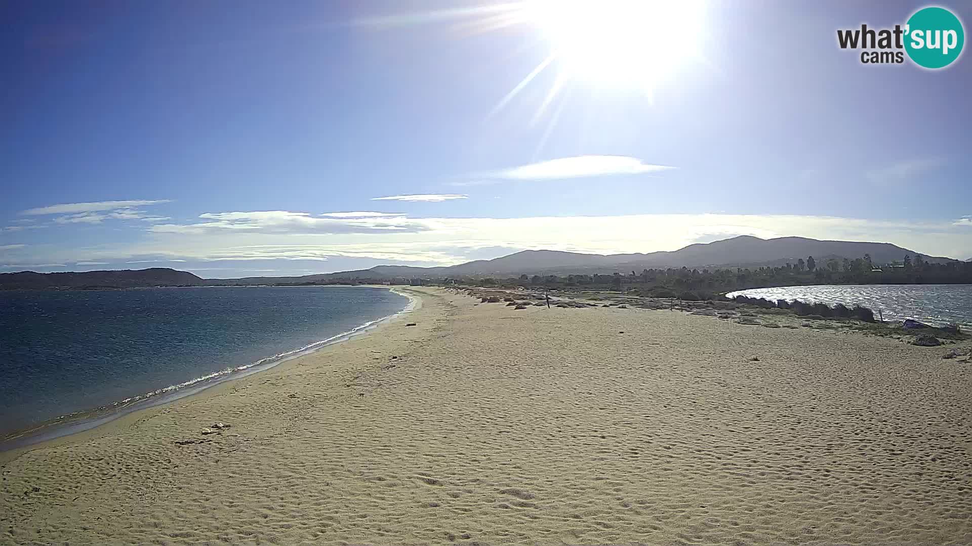 Olbia spletna kamera plaža Le Saline – Sardinija – Italija