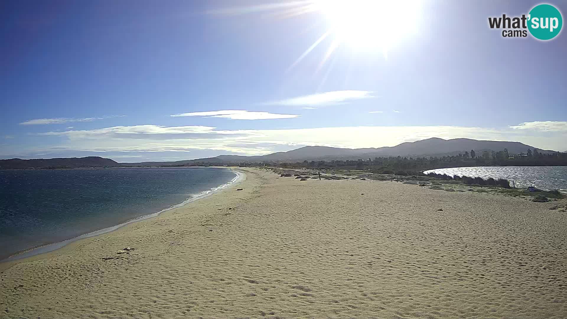 Olbia spletna kamera plaža Le Saline – Sardinija – Italija