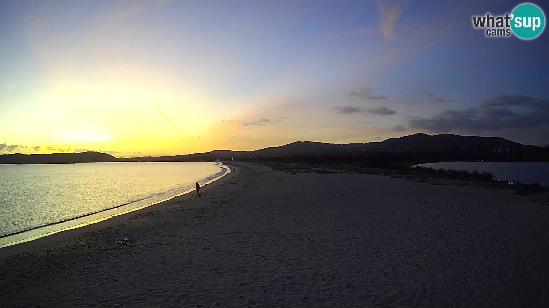 Olbia web kamera plaža Le Saline – Sardinija – Italija