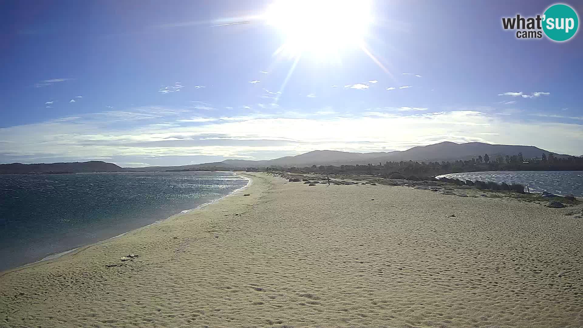 Olbia web kamera plaža Le Saline – Sardinija – Italija