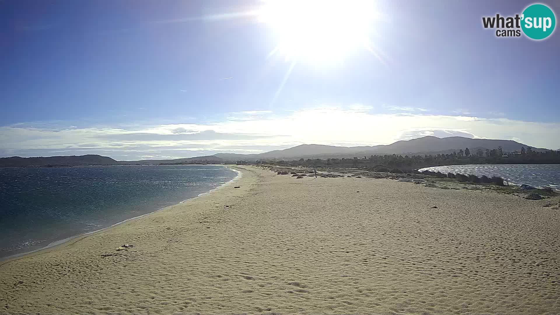 Olbia spletna kamera plaža Le Saline – Sardinija – Italija