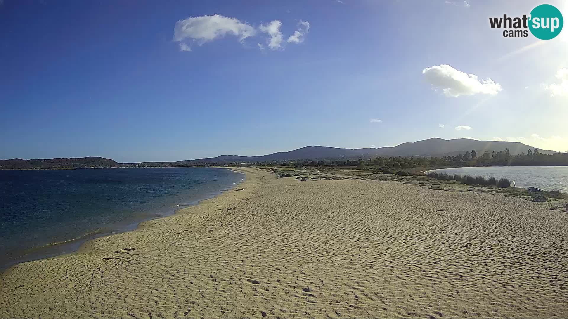 Olbia spletna kamera plaža Le Saline – Sardinija – Italija