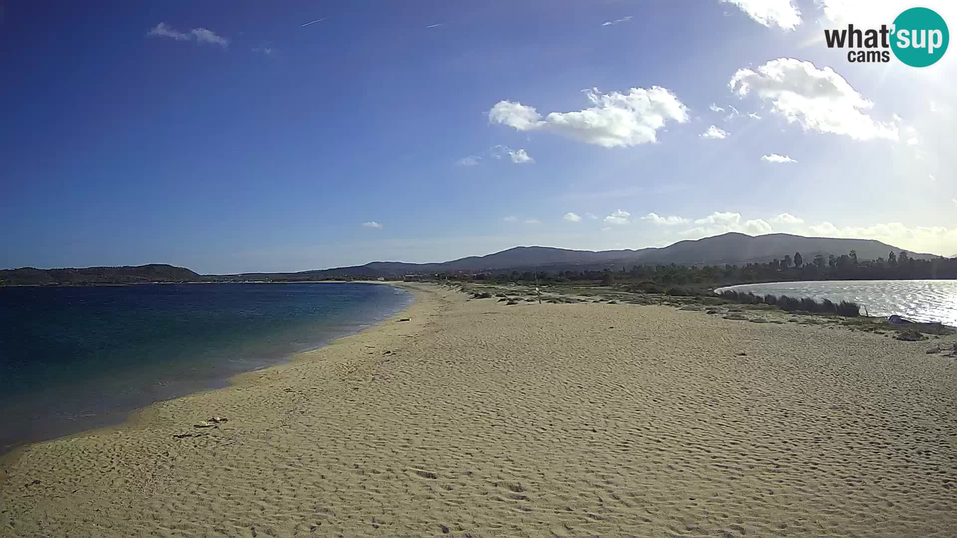 Olbia spletna kamera plaža Le Saline – Sardinija – Italija