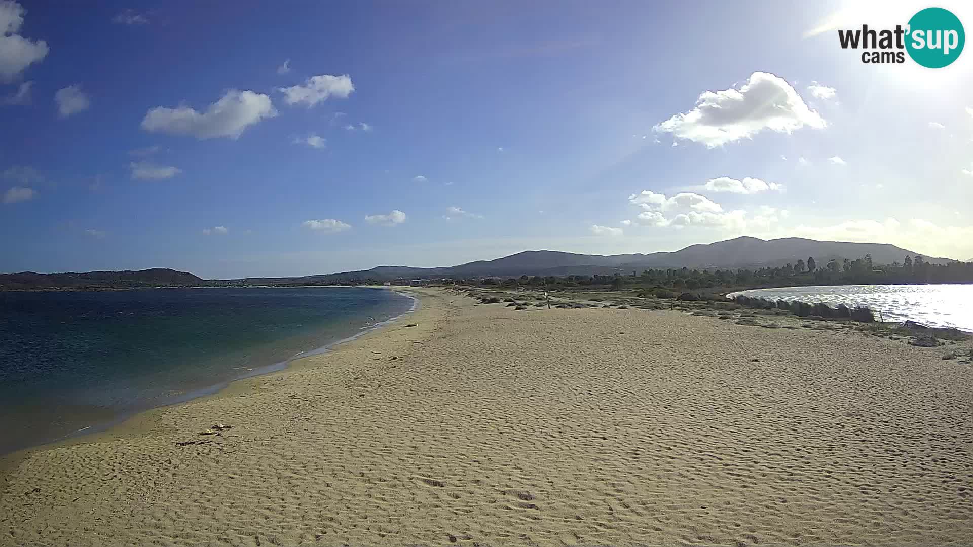 Olbia spletna kamera plaža Le Saline – Sardinija – Italija