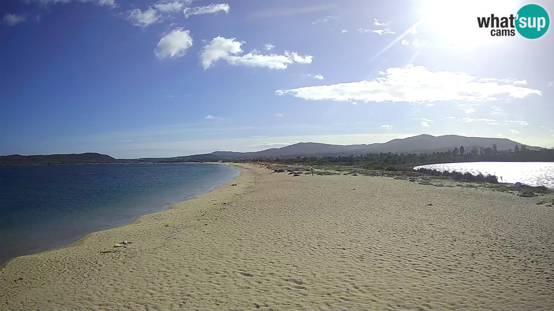 Olbia live webcam spiaggia Le Saline – Sardegna