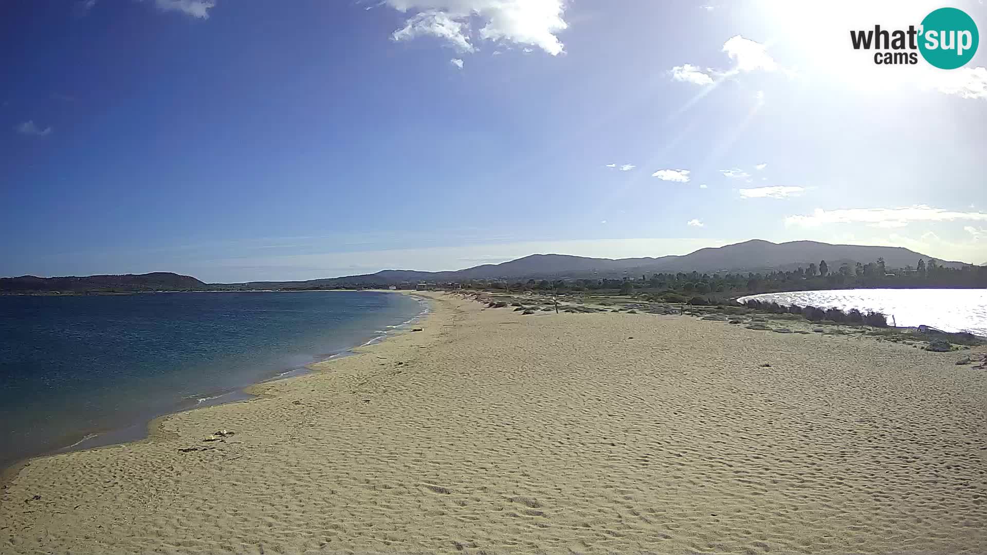 Olbia web kamera plaža Le Saline – Sardinija – Italija