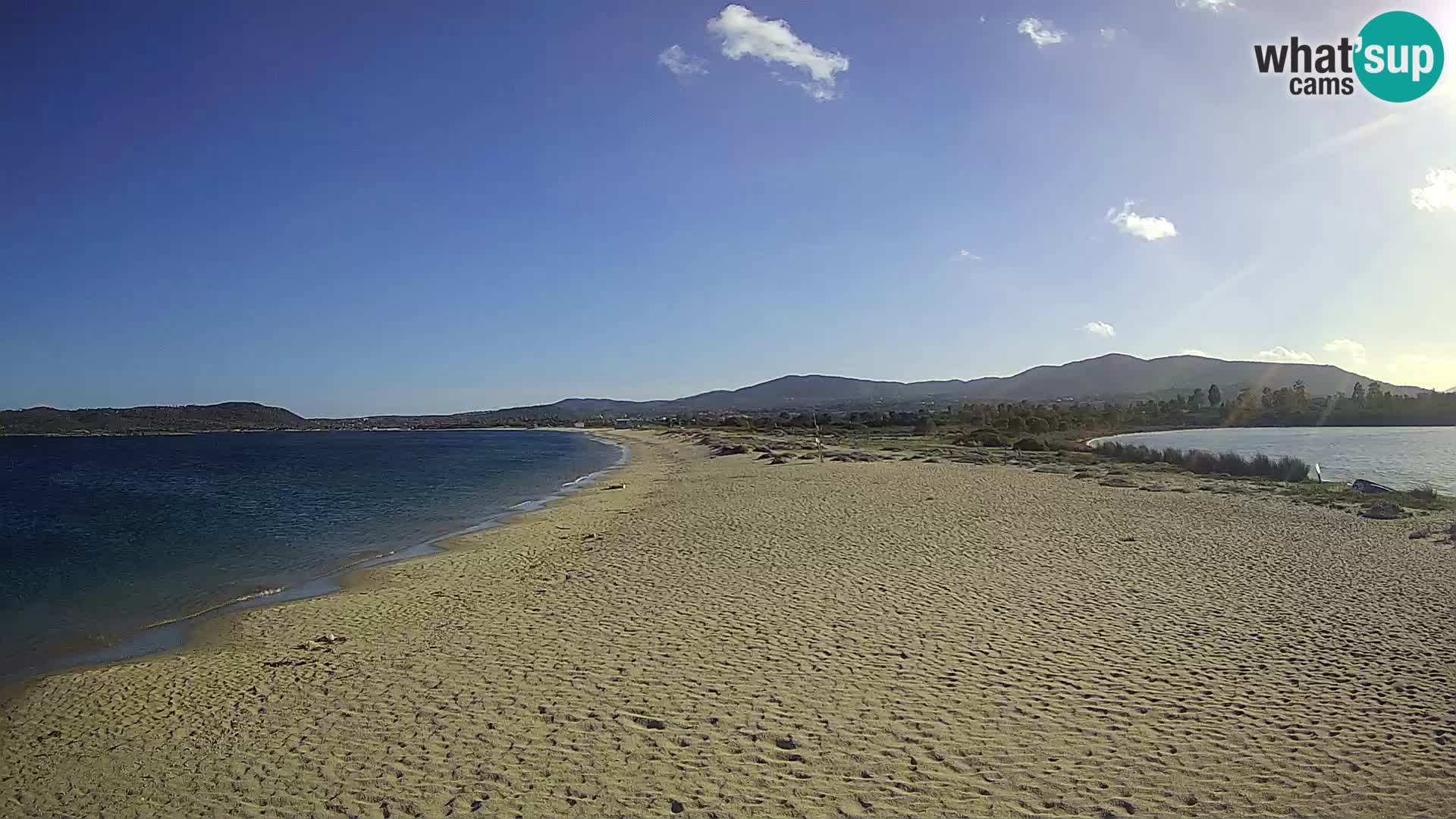 Olbia camera en vivo playa Le Saline – Cerdeña – Italia