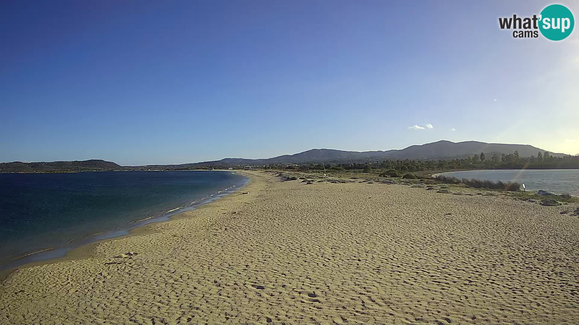 Olbia spletna kamera plaža Le Saline – Sardinija – Italija