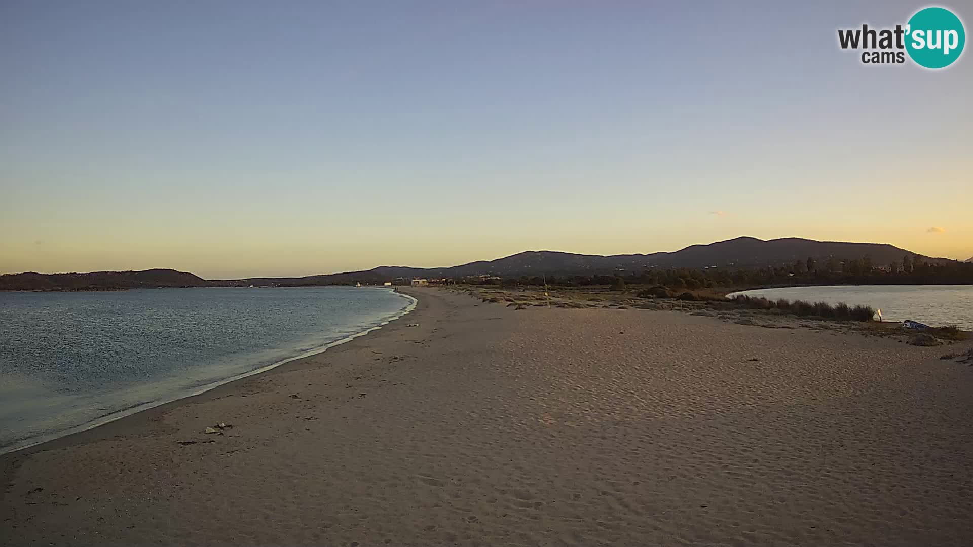 Olbia web kamera plaža Le Saline – Sardinija – Italija