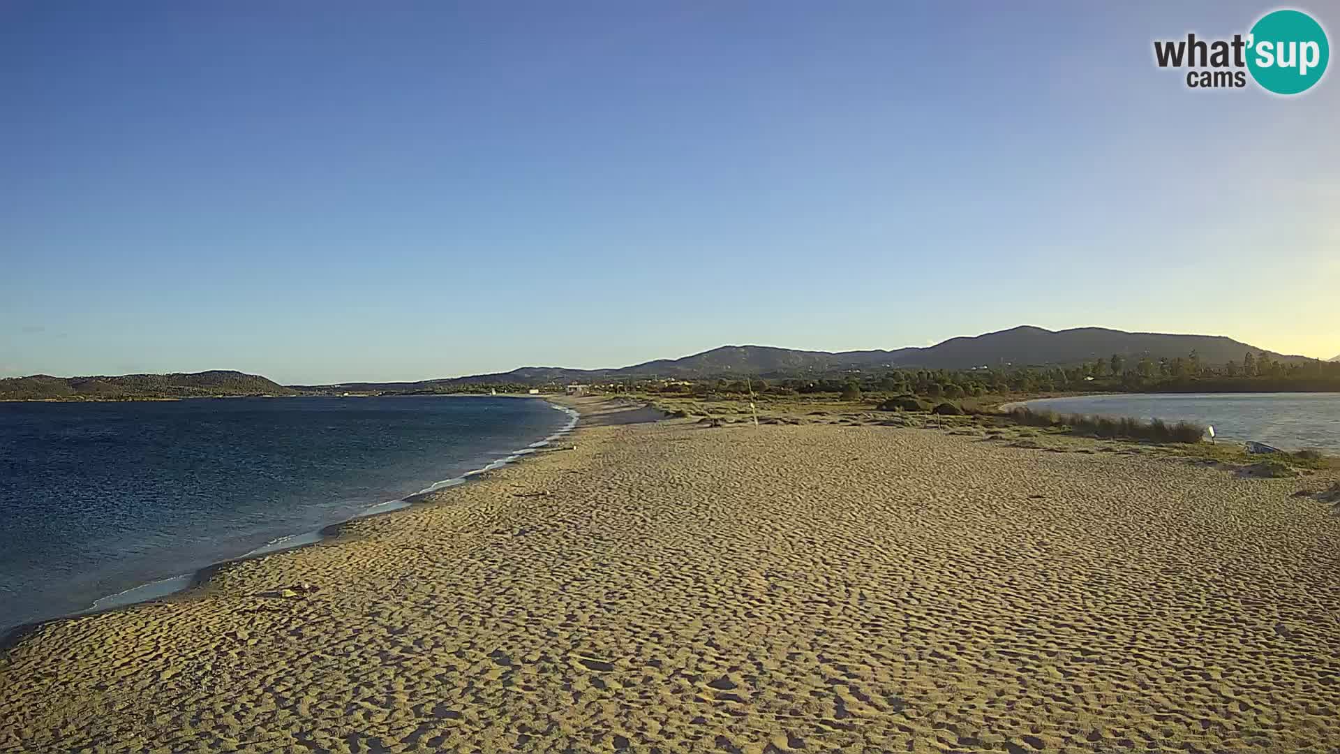 Olbia spletna kamera plaža Le Saline – Sardinija – Italija