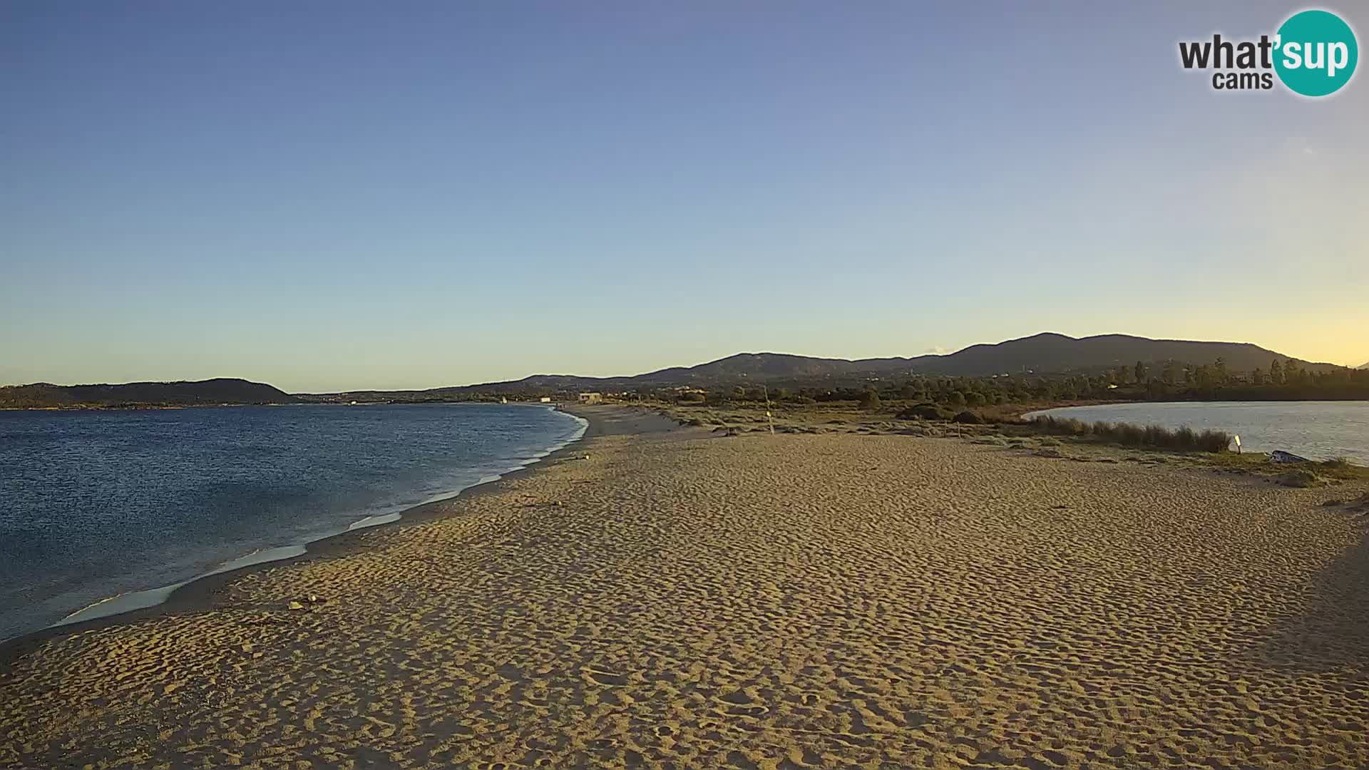 Olbia camera en vivo playa Le Saline – Cerdeña – Italia