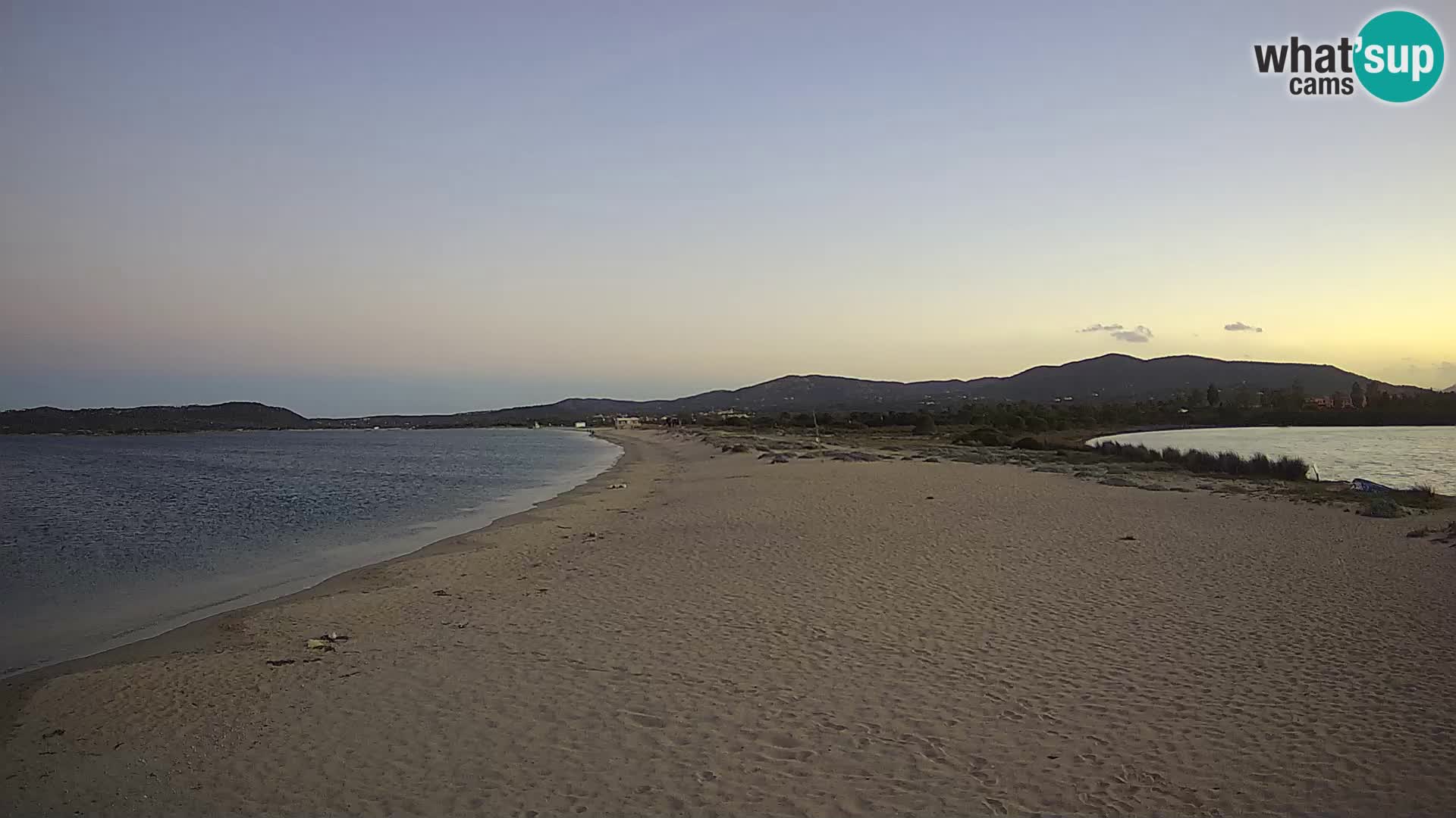 Olbia spletna kamera plaža Le Saline – Sardinija – Italija