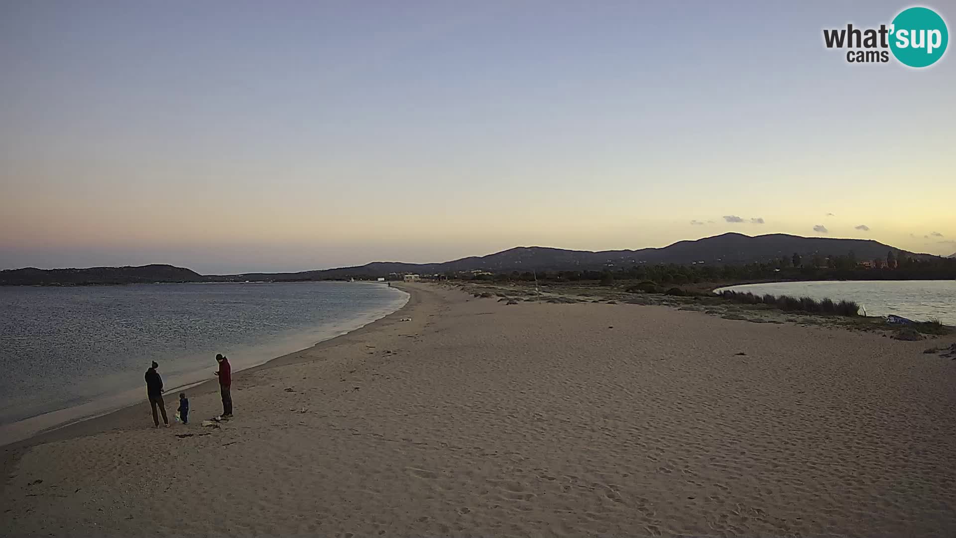 Olbia camera en vivo playa Le Saline – Cerdeña – Italia