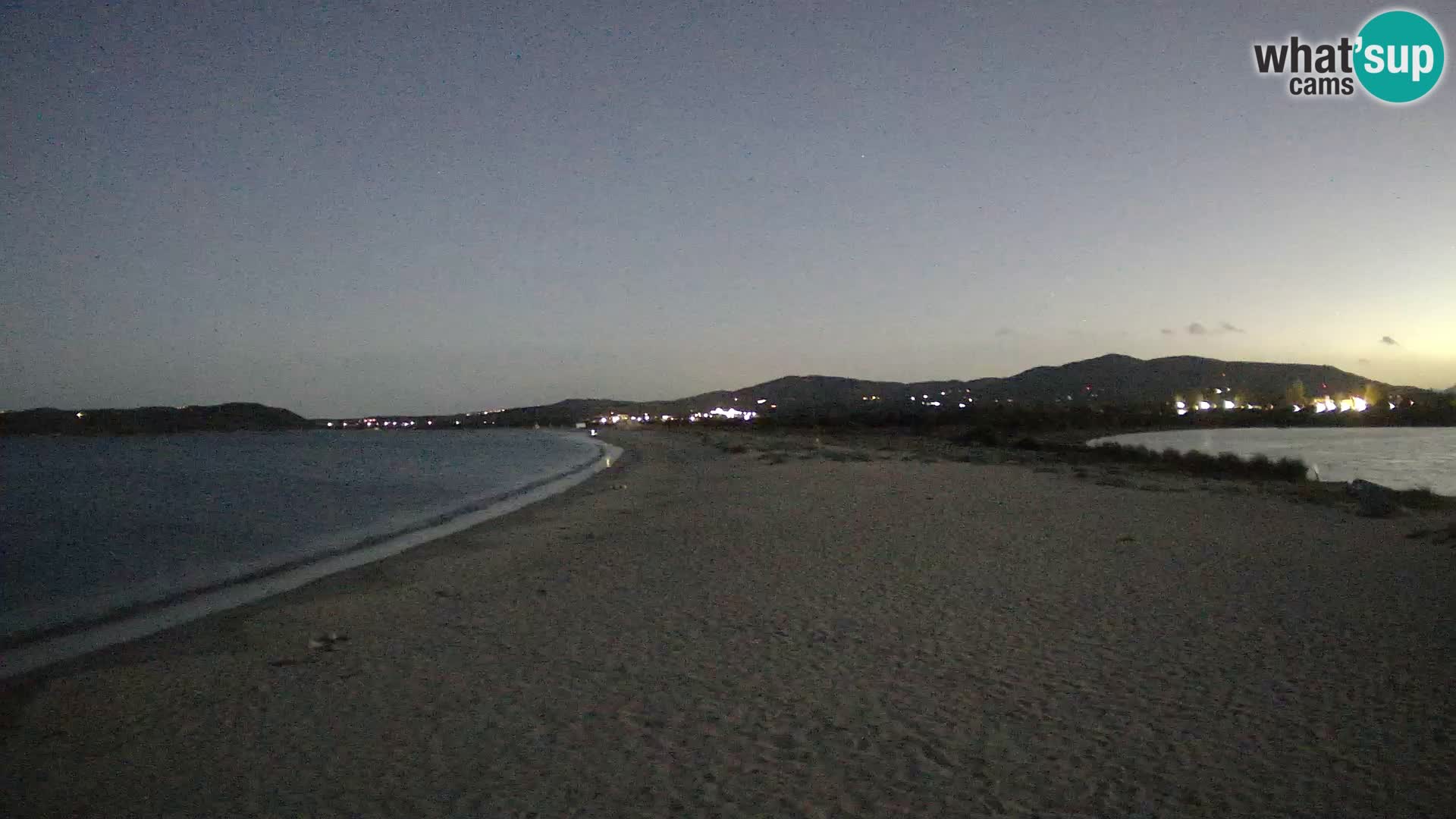 Olbia camera en vivo playa Le Saline – Cerdeña – Italia