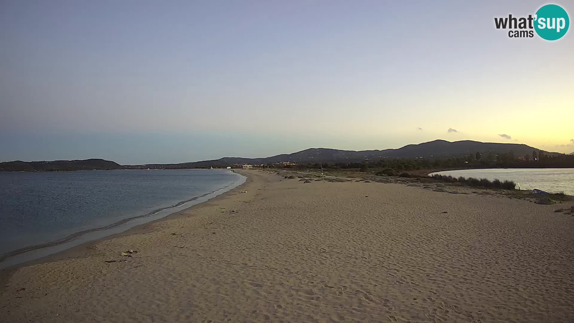 Olbia camera en vivo playa Le Saline – Cerdeña – Italia