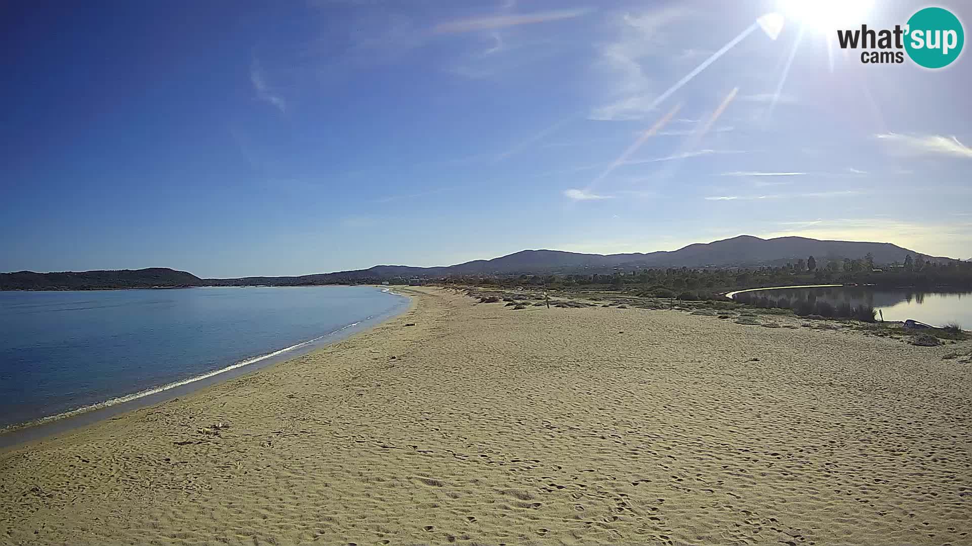 Olbia live webcam spiaggia Le Saline – Sardegna