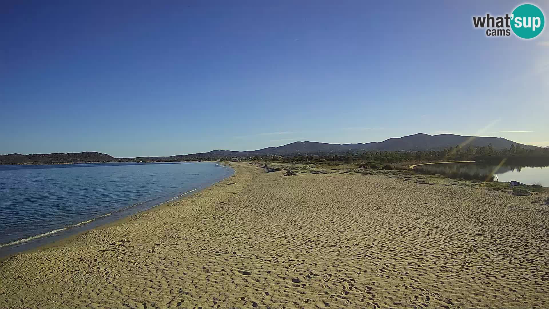 Olbia spletna kamera plaža Le Saline – Sardinija – Italija