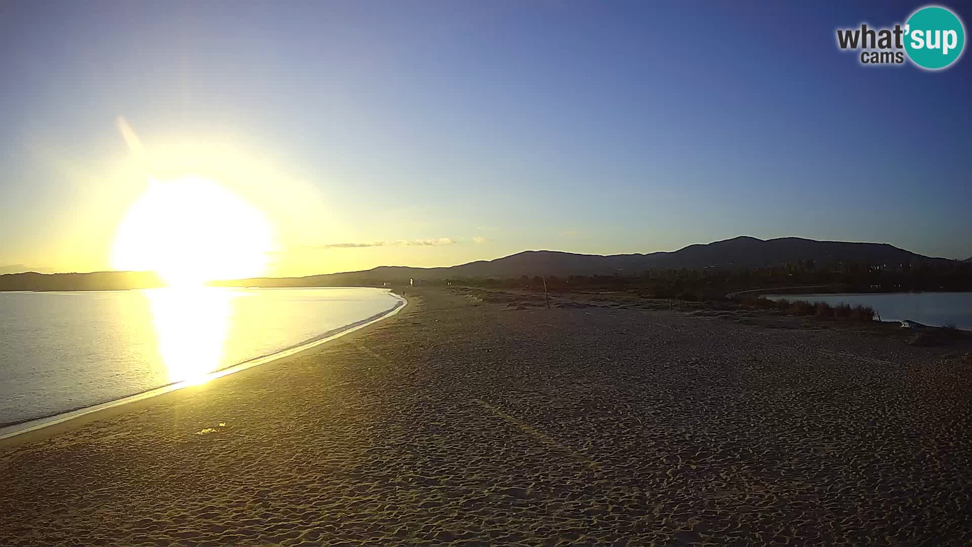 Olbia spletna kamera plaža Le Saline – Sardinija – Italija