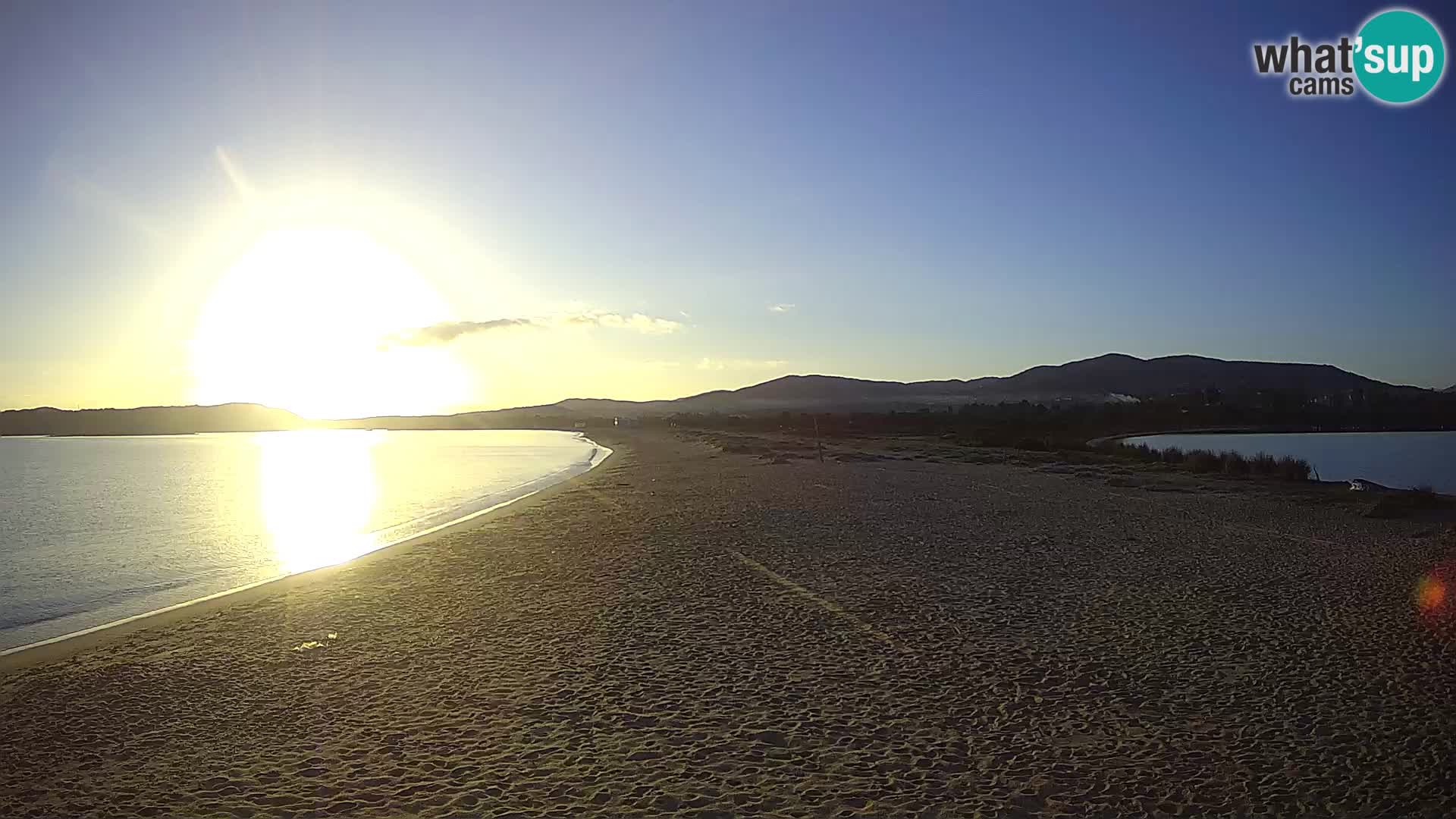 Olbia camera en vivo playa Le Saline – Cerdeña – Italia